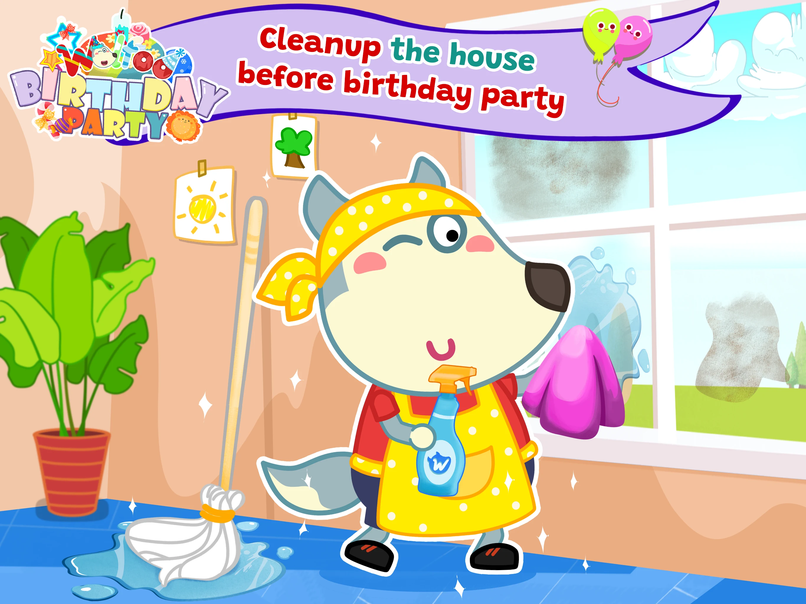 Wolfoo Birthday Party Planning screenshot